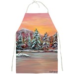 Jane s Winter Sunset -AveHurley ArtRevu.com- Full Print Apron