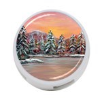 Jane s Winter Sunset -AveHurley ArtRevu.com- 4-Port USB Hub (One Side)