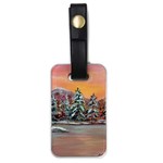 Jane s Winter Sunset -AveHurley ArtRevu.com- Luggage Tag (one side)