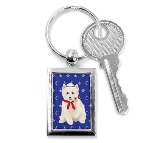 Key Chain (Rectangle) from ArtsNow.com Front