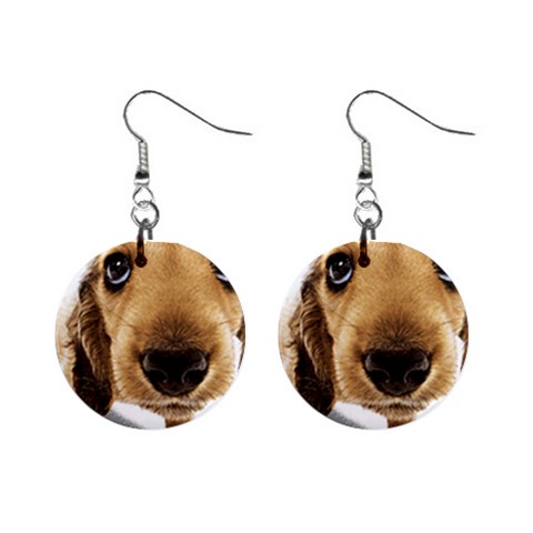 untitled 1  Button Earrings from ArtsNow.com Front