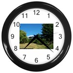 land2 Wall Clock (Black)