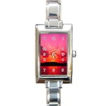 Photo-0003 Rectangular Italian Charm Watch