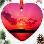 Sunset Ornament (Heart)