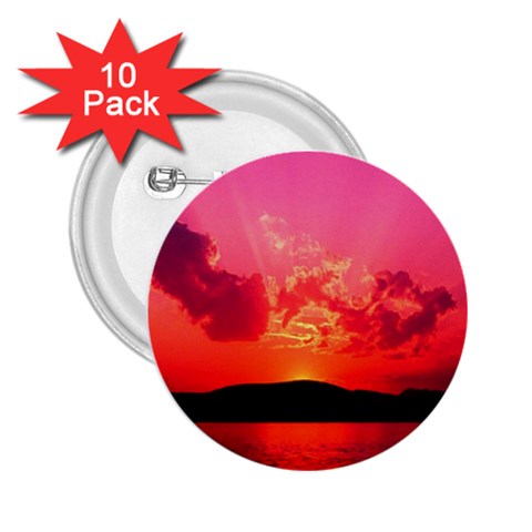 Sunset 2.25  Button (10 pack) from ArtsNow.com Front