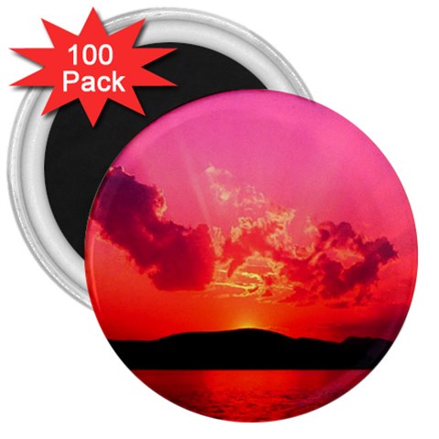 Sunset 3  Magnet (100 pack) from ArtsNow.com Front