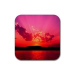 Sunset Rubber Coaster (Square)