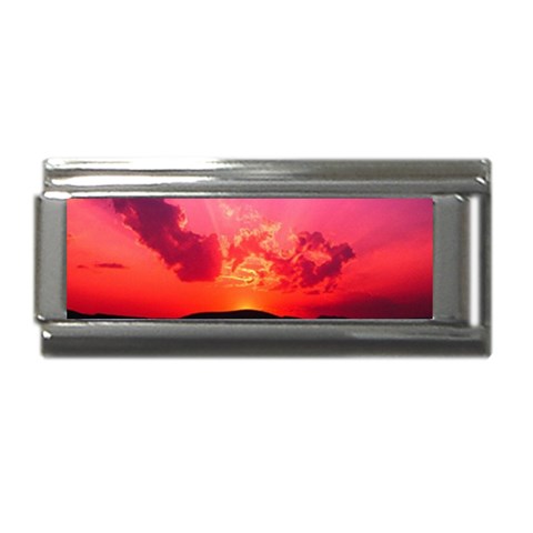 Sunset Superlink Italian Charm (9mm) from ArtsNow.com Front