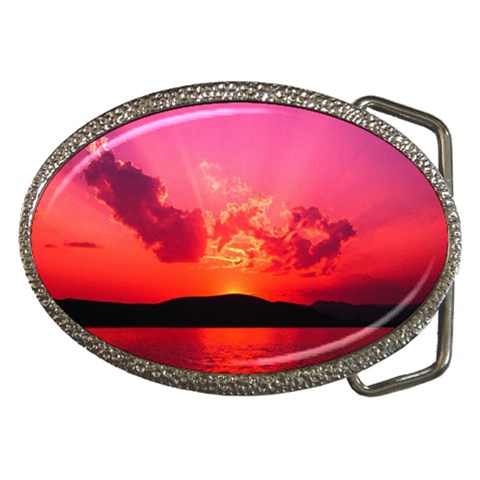 Sunset Belt Buckle from ArtsNow.com Front