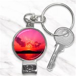 Sunset Nail Clippers Key Chain