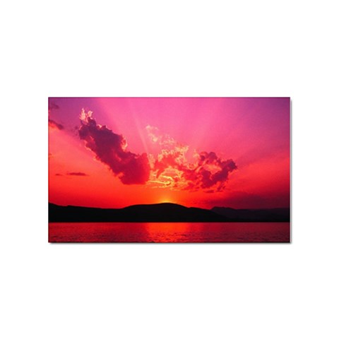 Sunset Sticker (Rectangular) from ArtsNow.com Front