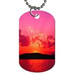 Sunset Dog Tag (One Side)