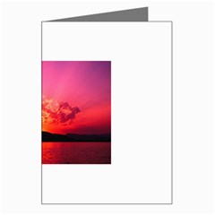 Sunset Greeting Card from ArtsNow.com Left