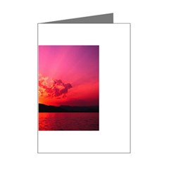 Sunset Mini Greeting Card from ArtsNow.com Left