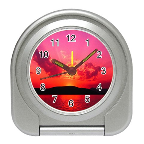Sunset Travel Alarm Clock from ArtsNow.com Front