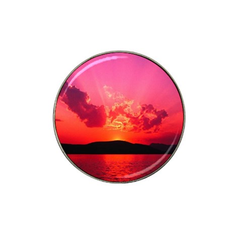 Sunset Hat Clip Ball Marker (4 pack) from ArtsNow.com Front