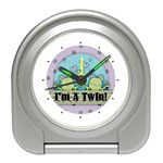 I m A Twin Travel Alarm Clock