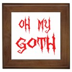 Oh My Goth Framed Tile