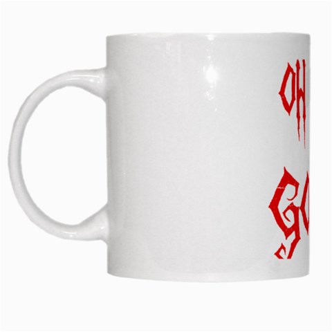 Oh My Goth White Mug from ArtsNow.com Left