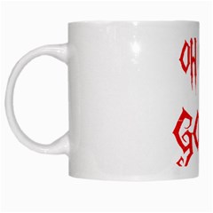 Oh My Goth White Mug from ArtsNow.com Left