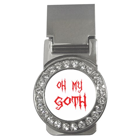 Oh My Goth Money Clip (CZ) from ArtsNow.com Front