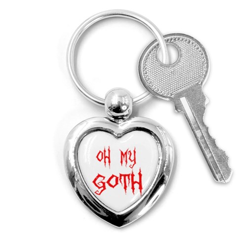 Oh My Goth Key Chain (Heart) from ArtsNow.com Front