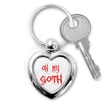 Oh My Goth Key Chain (Heart)