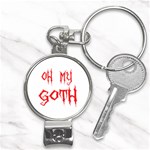 Oh My Goth Nail Clippers Key Chain