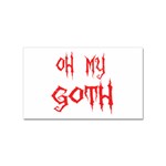 Oh My Goth Sticker Rectangular (10 pack)