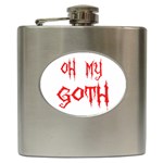 Oh My Goth Hip Flask (6 oz)