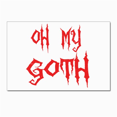 Oh My Goth Postcards 5  x 7  (Pkg of 10) from ArtsNow.com Front