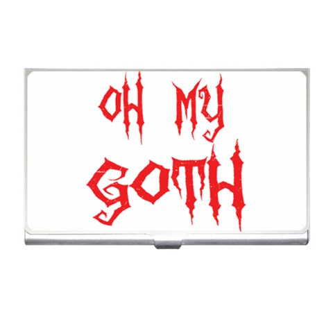 Oh My Goth Business Card Holder from ArtsNow.com Front