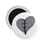 Sewn Up Dark Heart 2.25  Magnet