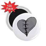 Sewn Up Dark Heart 2.25  Magnet (100 pack) 