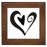 Heart Inside a Heart Framed Tile