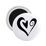 Heart Inside a Heart 2.25  Magnet