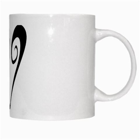 Heart Inside a Heart White Mug from ArtsNow.com Right