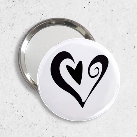 Heart Inside a Heart 2.25  Handbag Mirror from ArtsNow.com Front
