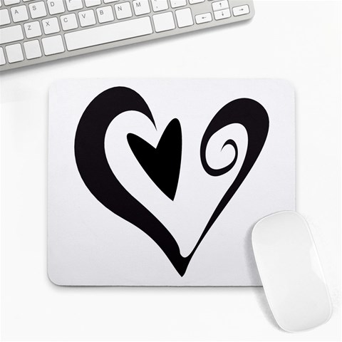 Heart Inside a Heart Large Mousepad from ArtsNow.com Front