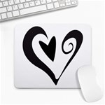 Heart Inside a Heart Large Mousepad