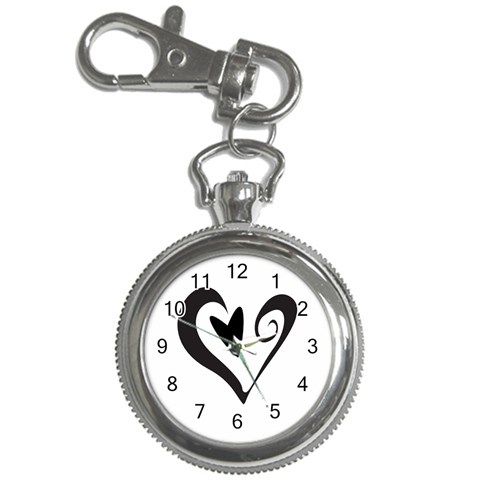Heart Inside a Heart Key Chain Watch from ArtsNow.com Front