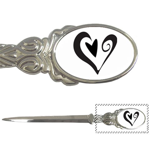 Heart Inside a Heart Letter Opener from ArtsNow.com Front