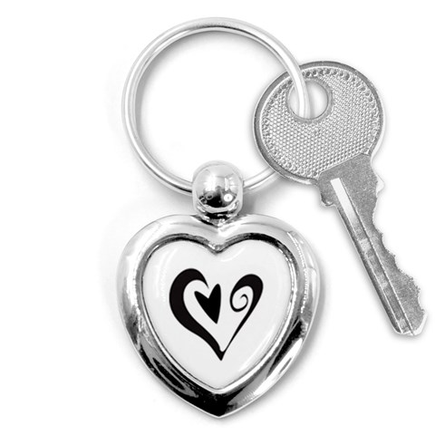 Heart Inside a Heart Key Chain (Heart) from ArtsNow.com Front