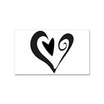 Heart Inside a Heart Sticker (Rectangular)