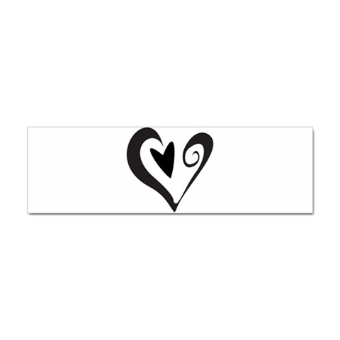 Heart Inside a Heart Sticker (Bumper) from ArtsNow.com Front