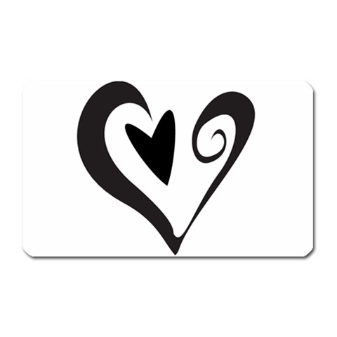 Heart Inside a Heart Magnet (Rectangular) from ArtsNow.com Front