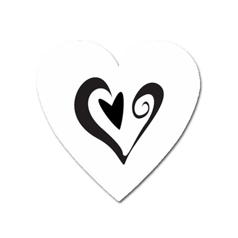 Heart Inside a Heart Magnet (Heart) from ArtsNow.com Front