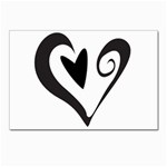 Heart Inside a Heart Postcard 4  x 6 