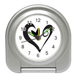 Heart Inside a Heart Travel Alarm Clock