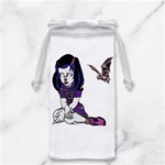 Goth Girl and Bat Jewelry Bag